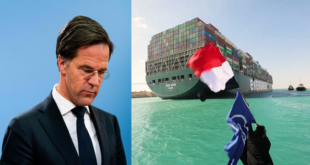 رئيس وزراء الحكومة الهولندية منتهية الصلاحية وقناة السويس