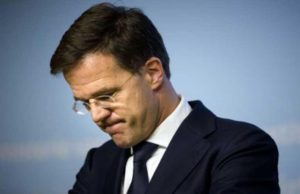 رئيس الحكومة الهولندية المنتهية ولايتها مارك روتة