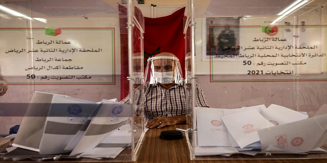 أحد مراكز الإقتراع بالمملكة المغربية