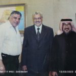 الكاتب الصحفي محمود الشربيني إلى جانب الصحفي أحمد سمير